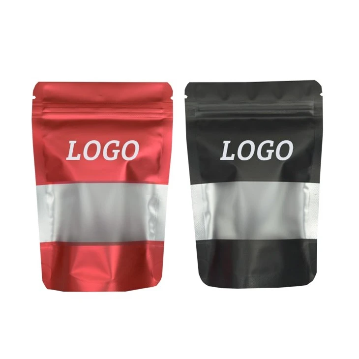 Alumīnija folijas iepakojums Zip Lock Bag Doypack Mylar uzglabāšanas pārtikas maisiņi